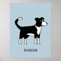 Gallois Bordure Collie Mouton Chien Texte Personna