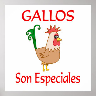 Affiche Gallos Son Especiales