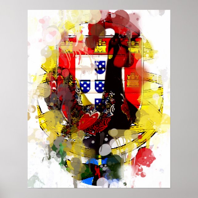 Affiche Galo de Barcelos, Portugal (Devant)