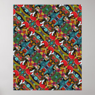 Affiche Galo de Barcelos, Portugal