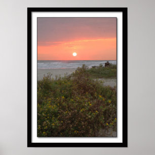 Affiche Galveston Sunrise sur East Beach
