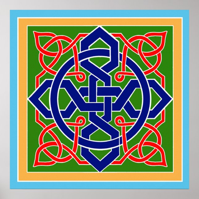 Affiche Galway celtique (Devant)