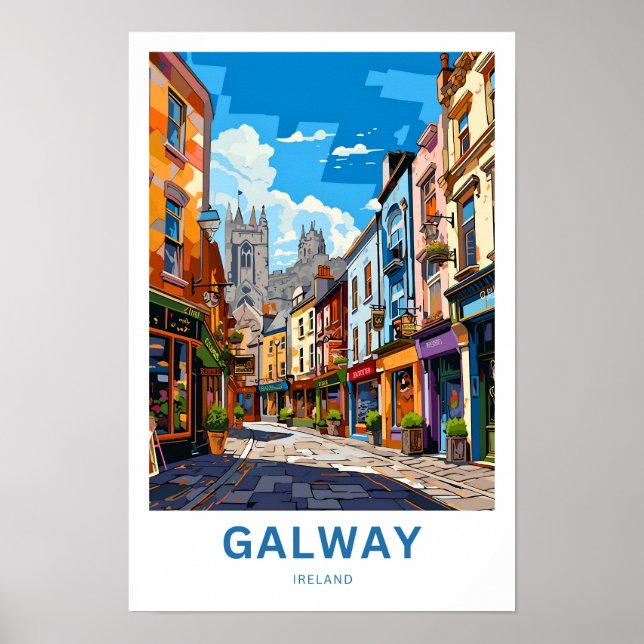 Affiche Galway Irlande Imprimer (Devant)
