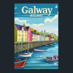 Affiche Galway Irlande Vintage célèbre Travel Place<br><div class="desc">Galway Irlande Vintage célèbre Travel Place</div>