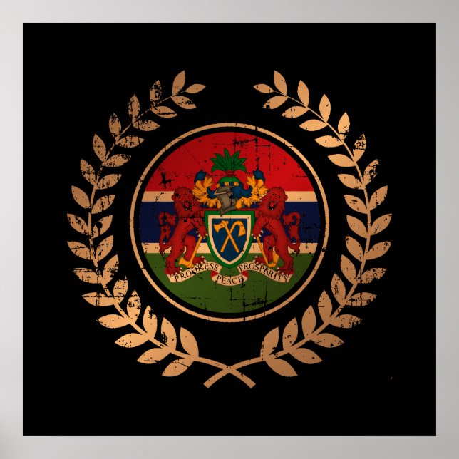 Affiche Gambie (Devant)