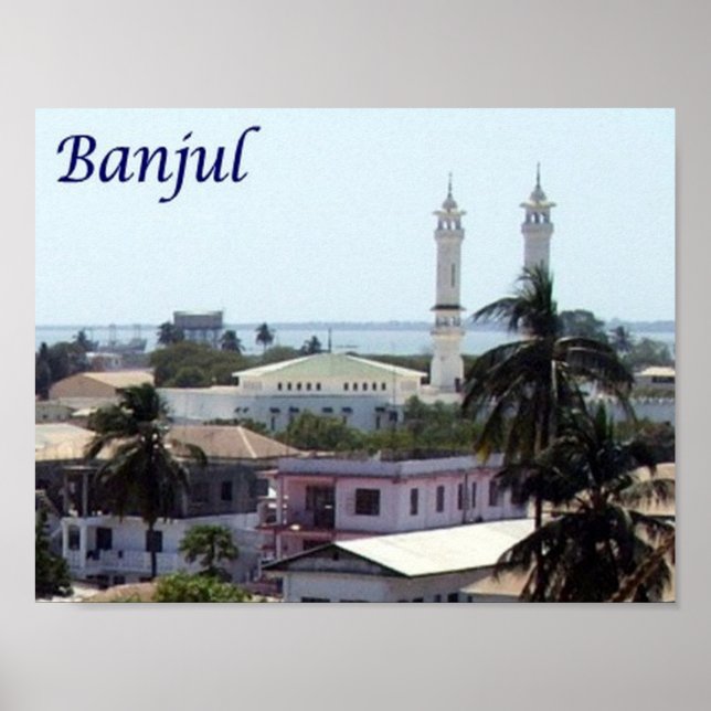 Affiche Gambie - Banjul - (Devant)
