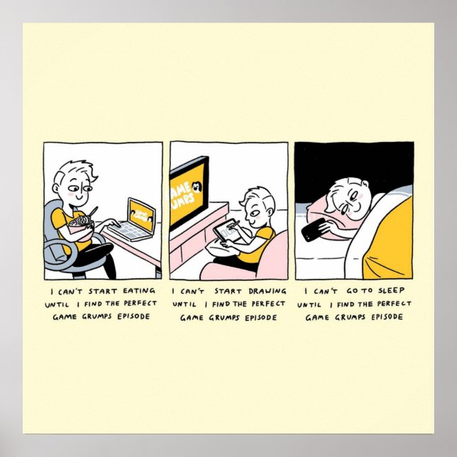 Affiche Game Grumps love (Devant)