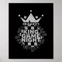 Game Night King Board Game Geek Funny Gamer