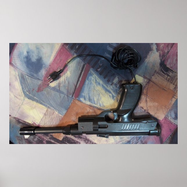 Affiche Game Over à l'arcade, Gamer Gun (Devant)