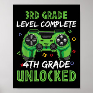 Affiche Gamepad 4e qualité cadeau déverrouillé pour enfant