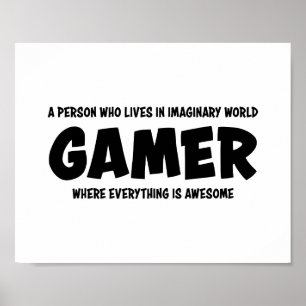 AFFICHE GAMER