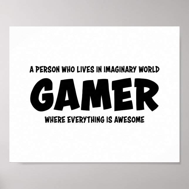 AFFICHE GAMER (Devant)