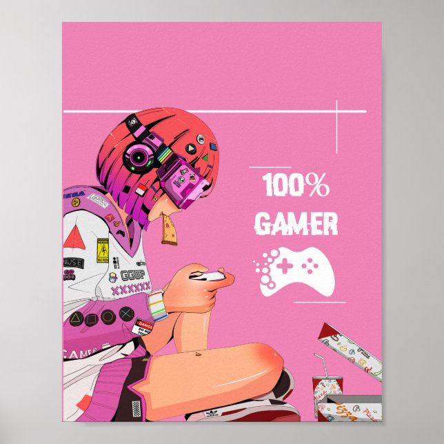 Affiche Gamer (Devant)