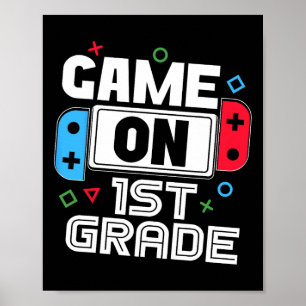Affiche Gamer Ck À L'école Drôle Jeu 1ère Année Enfants Ga