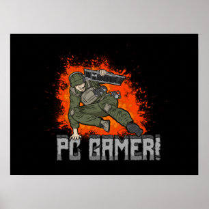 Affiche Gamer de PC !