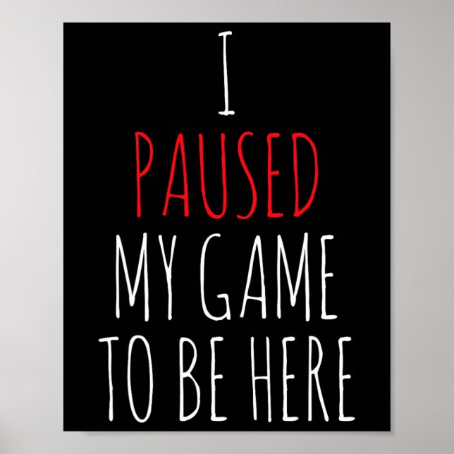 Affiche Gamer Funny Gaming Gift Tee Streamer (Devant)