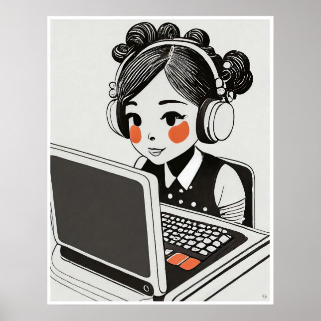 Affiche Gamer - Imprimer (Devant)