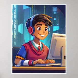 Affiche Gamer - Imprimer
