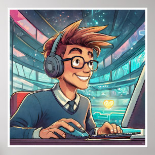 Affiche Gamer - Imprimer