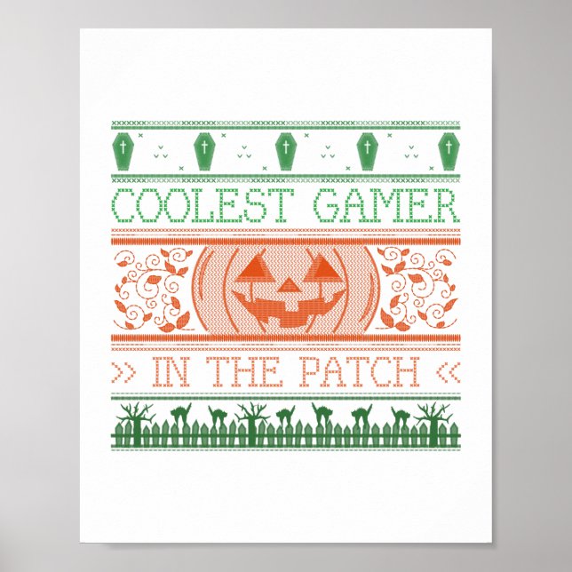 Affiche Gamer Le Plus Coolle Dans Le Patch (Devant)