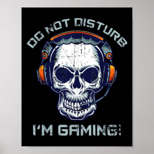 Affiche Gamer - Ne pas déranger Je suis Jeu - Jeu Cadeau