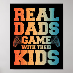 Affiche Gamer Papa Art Pour Jouer Papa Papa Papa Daddy Hom
