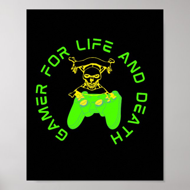Affiche Gamer Pour La Vie Et La Mort (Devant)
