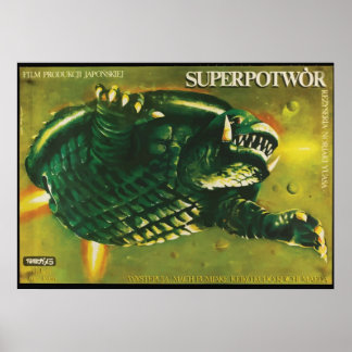 Affiche Gamera en Pologne