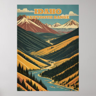 Affiche Gamme Idaho Sawtooth V02