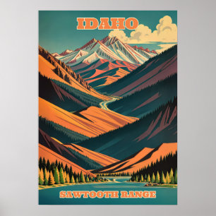 Affiche Gamme Idaho Sawtooth V03