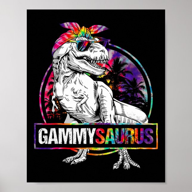Affiche Gammysaurus Dinosaur Gammy Saurus Famille Correspo (Devant)