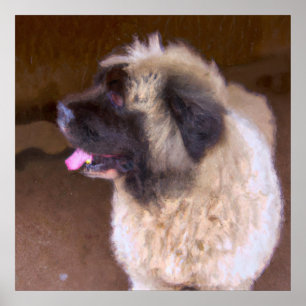 Affiche Gampr arménien - Portrait de chien
