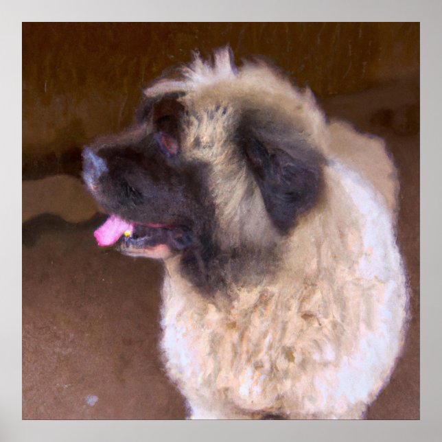 Affiche Gampr arménien - Portrait de chien (Devant)