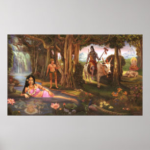 Affiche Ganesh Leela - Before Ganesh got his elephant head