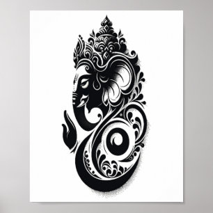 Affiche Ganesha, Ganesha hindou spirituel Dieu indien de y