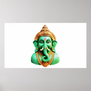 Affiche Ganesha : Remover divin des obstacles