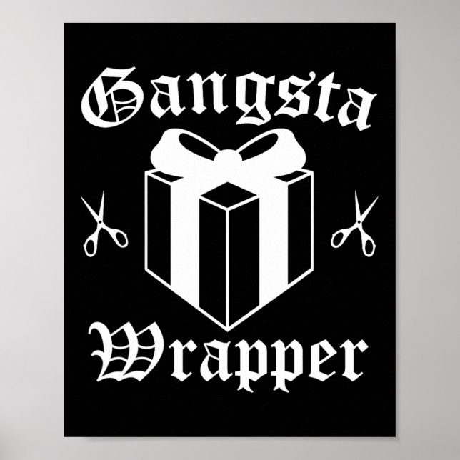Affiche Gangsta Wrapper Noël (Devant)