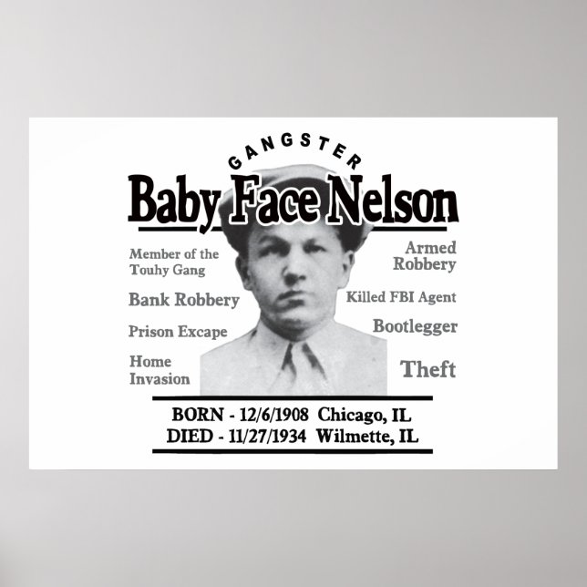 Affiche Gangster Baby Face Nelson (Devant)