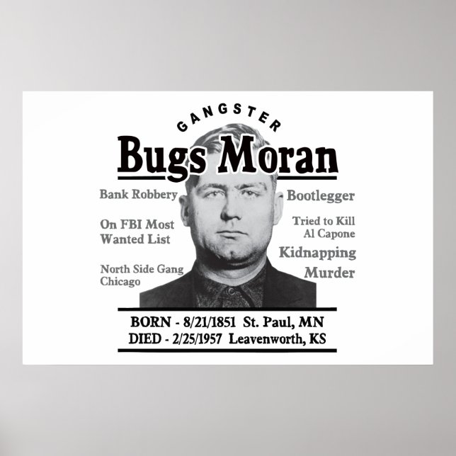 Affiche Gangster Bugs Moran (Devant)