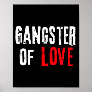 Affiche Gangster de l'amour Cadeau festif de la Saint-Vale