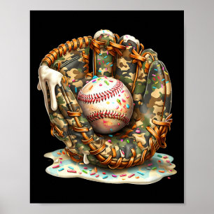 Affiche Gants de baseball camouflage Lifestyle 101 Vêtemen