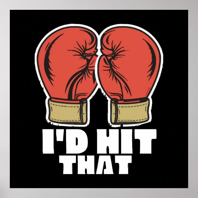 Affiche Gants de boxe (Devant)