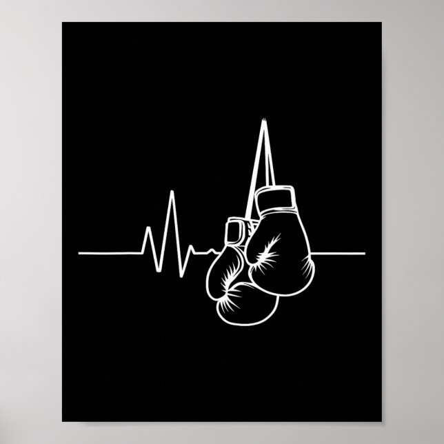 Affiche Gants De Boxe Et Coeur (Devant)
