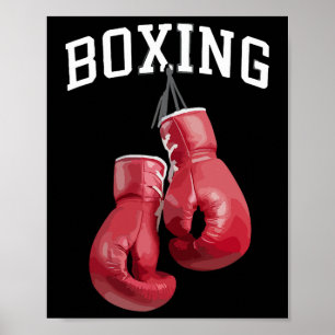 Affiche Gants de boxe gras Boxe Kickboxing Amateur de boxe