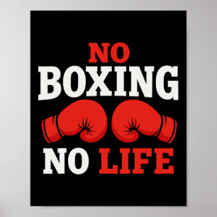 Affiche Gants de boxe No Boxing No Life Gants de boxe _2
