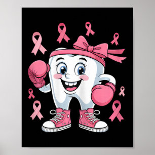 Affiche Gants de boxe pour dents mignonnes Sensibilisation