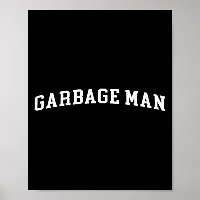 Affiche Garbage Man  (Devant)