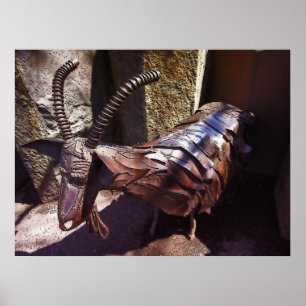 AFFICHE GARBAGE MANGEANT CHÈQUE DU PARC RIVERFRONT DE SPOK