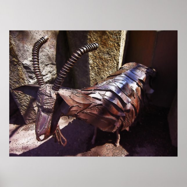 AFFICHE GARBAGE MANGEANT CHÈQUE DU PARC RIVERFRONT DE SPOK (Devant)