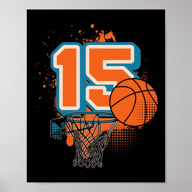 Affiche Garçon de 15 ans Joueur de Sketll Sketll 15 Ans (Devant)